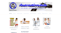 Desktop Screenshot of aliceasmartialarts.com